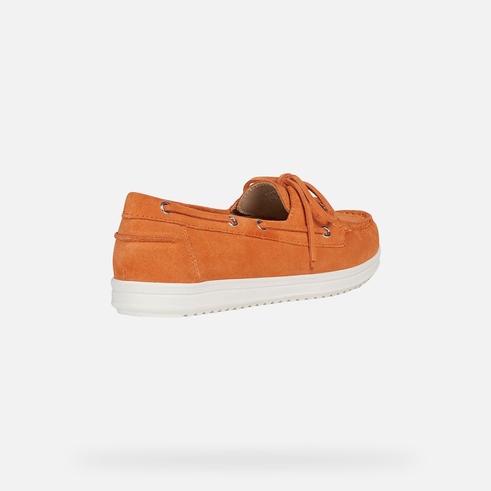 Geox Loafers Orange Genova - Geox Womens Shoes - ZGLMYJ192